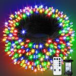 Christmas Tree Lights 25M, 200 LED Christmas Lights Outdoor Multicolor