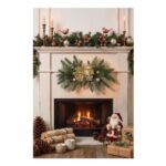 Christmas Wall Hanging Decoration Swag – Green