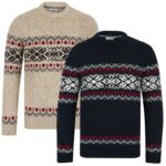 Chunky Knitted Nordic Fair Isle Design Jumpers with Code