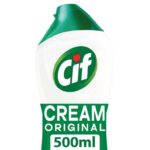 Cif Original Cream Cleaner Multipurpose Surface Cleaner Removes 100% Of The Toughest Dirt 500ML