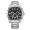 Citizen Sport Chronograph Black Dial & Stainless Steel Watch