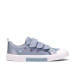 Clarks Girls Foxing Trim K.Sneaker – Size 12.5 UK Child