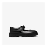 Clarks School Derry Bar Youth Black Leather