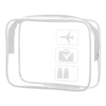 Clear Travel Toiletry Bag – Transparent Makeup Bag with Zippers