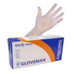 Clear Vinyl Gloves (Box of 100) small ,medium,large