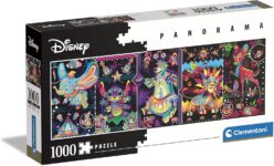 Clementoni 39659 Classics 1000pcs Disney Joys Panorama 1000 Pieces, Made in Italy, Jigsaw Puzzle for Adults, Multicolor, Medium