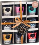 Coffee Gifts – Instant Coffee Hamper 9x Flavours Mini Travel Takeout Cups Irish Cream, Salted Caramel, Latte, Mocha and More- Xmas Birthday Christmas Gifts for Women Men Drink for Coffee Lovers