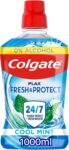Colgate Plax Cool Mint Mouthwash 1000ml, Alcohol Free