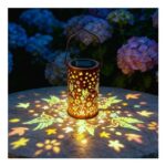 Colorful Bird Solar Garden Lanterns with Projection