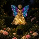 Colorful Butterfly Fairy Light,Solar Lights Outdoor Garden