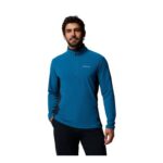 Columbia Klamath Range 2 Half Zip Fleece Pullover Blue/Black XXL