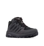 Columbia Mens Redmond IV Mid Waterproof, Mid Rise Trekking and Hiking Boots – Black – Size 6