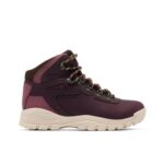 Columbia Womens Newton Ridge plus Wide Trekking Boots Moonvista Mauve