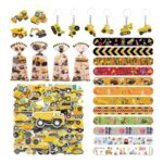 Construction Theme Stickers, 118 Pcs, Party Bag Fillers for Kids