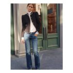 Contrast Trim Blazer