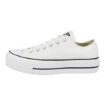 Converse Chuck Taylor All Star Lift Low-Top Sneakers, White/Black, UK5