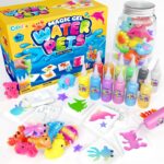 Coodoo Magic Water Elf Toy Craft Kits, Aqua Fairy Water Gel DIY Squishies Squishy Maker Toddler Kids Toys for Girls Boys Toys Birthday, Art Supplies Arts and Crafts for Kids Ages 4-6 4-8 8-12