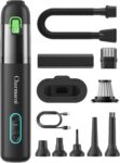 Cordless Car Vacuum Cleaner & Air Duster 3-in-1, 20000Pa Powerful Handheld Vacuum with 6000mAh Battery, 3 Suction Modes, Type-C 2H Fast Charge Aluminium Hoover for Car, PC, Keyboard & Inflatables