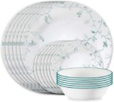 Corelle Vitrelle 18-Piece Service for 6 Dinnerware Set – Chambord – Sold by Amazon US