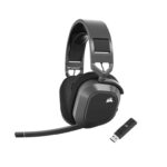 Corsair HS80 MAX WIRELESS Multiplatform Gaming Headset with Bluetooth Dolby Atmos Broadcast Quality Microphone iCUE Compatible