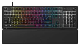 Corsair SKIFF 100 Quiet RGB Wired Gaming Keyboard UK QWERTY Black