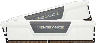 Corsair Vengeance DDR5 RAM 32GB 2x16GB 6400MHz CL32 EXPO XMP 3.0 White Desktop with code at STOCS UK