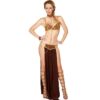 Costume Slave Leia Halloween Outfit (Large)