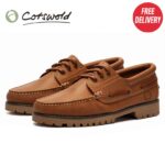 Cotswold Outdoors Inglecote Mens Leather Loafer Lace Up Shoes With Code