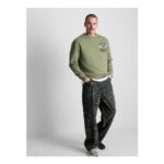 Cotton Blend Dragon Sweatshirt – Green