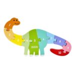 Counting Dinosaur Wooden Number Puzzle – 11 Pieces