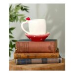Countryside Mushroom Mug and Saucer