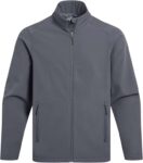 Craghoppers Expert Mens Base Camp II Softshell Jacket Water Repellent Work Coat (Small Carbon Grey)