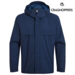 Craghoppers Mens Keskadale Waterproof Hooded Jacket (Blue Navy) – in Sizes S to XXL