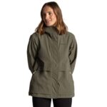 Craghoppers Womens Maryam Waterproof Jacket (Dark Sage) – Size S (Size 10: £52.20 / Size 20: £51.80)