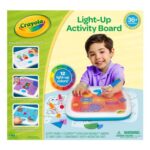 Crayola Light up Activity Board Sensory Toy for Kids
