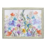 Creative Tops Lap Tray with Cushion, Meadow Floral Design, 44x34cm