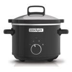 Crock-Pot Slow Cooker with Removable Ceramic Bowl, 2.4 L, Black