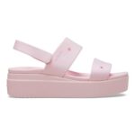 Crocs Brooklyn 4U Sandal, Pink Milk, Women UK 9