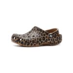 Crocs Classic Animal Clog Sepia Leopard Kids UK 6