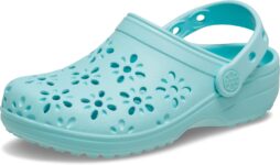 Crocs Unisex Kids Classic Floral Cut Out Clog TClog
