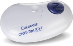 Culinare One Touch White Electronic Tin Opener Automatic Can Opener