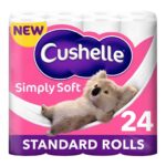 Cushelle Simply Soft Toilet Roll 24 Standard Rolls – Instore Altrincham
