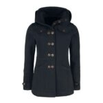 Cushy Coat Hoodie Jacket Black by RED by EMP