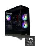 CyberPower PC Prism Pano Gaming Desktop – GeForce RTX 5050, Intel Core Ultra 5 225F, 16GB DDR5 RAM, 1TB SSD, Black
