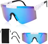 Cycling Glasses, UV400 Protection Polarized Cycling Sunglasses for Men Women, Outdoor Windproof Sport Eyeglasses for Running, Hiking, Fishing, Biking, Surfing