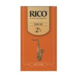 DAddario Rico Tenor Sax Reeds, Strength 2.5, 25-Pack