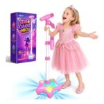 DEAL STACK – Dislocati Kids Karaoke Machine with 2 Microphones for Girls 3-12