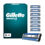 DEAL STACK – Gillette Mach3 Razor Blades, 8 Refills, Enhanced Glide – £7.81 S&S