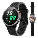 DEAL STACK – Quican Smart Watches, 1.27-Inch Round, Answer Calls, Black