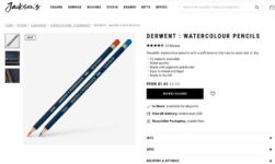 DERWENT Individual Watercolour Pencils – 72 colours available